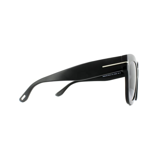 Tom Ford Sonnenbrille 0613 Beatrix 01C Glänzend schwarz rauchgrau spiegeln - Image 4