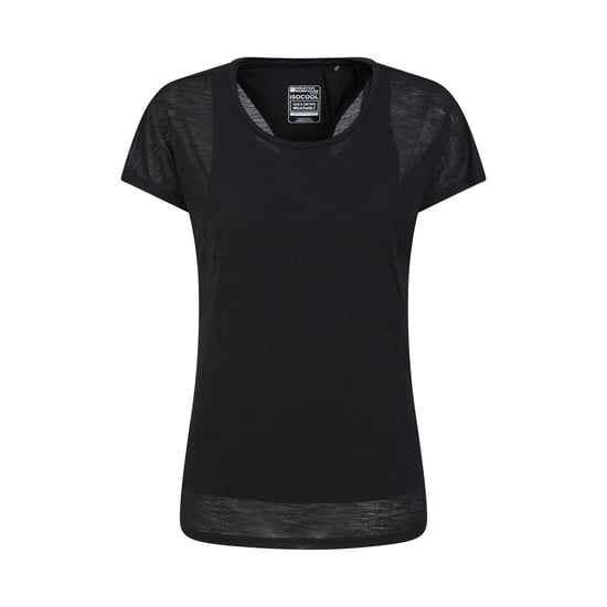 Mountain Warehouse Womens/Ladies Double Layered T-Shirt (Black)