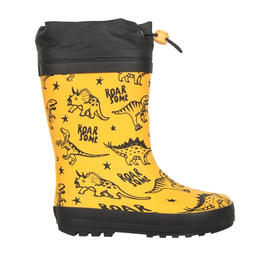 Mountain Warehouse - Kinder Gummistiefel "II", Dinosaurier (Gelb) - Image 1