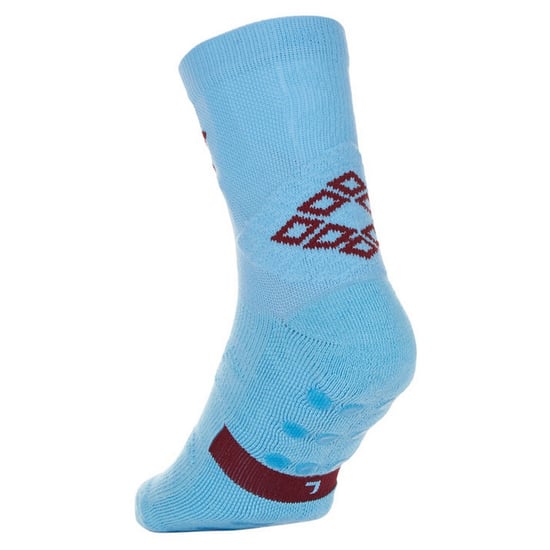 Umbro - Socquettes PROTEX - Homme (Bleu ciel / Bordeaux) - Image 2