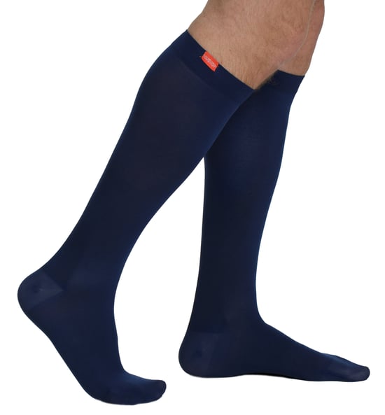 VIM&VIGR - Abgestufte Kompressionssocken für Unisex 15-20 mmhg mit feuchtigkeitstransportierendem Nylon - Navy - Image 2