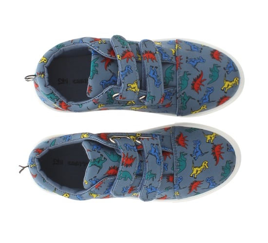 Chatterbox Younger Childrens Shoes Canvas Deano blue
