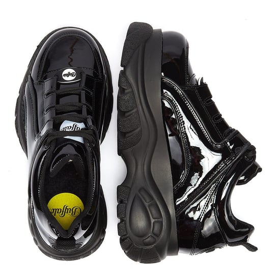 Buffalo London 2.0 Patent Womens Schwarz Turnschuhe - Image 6