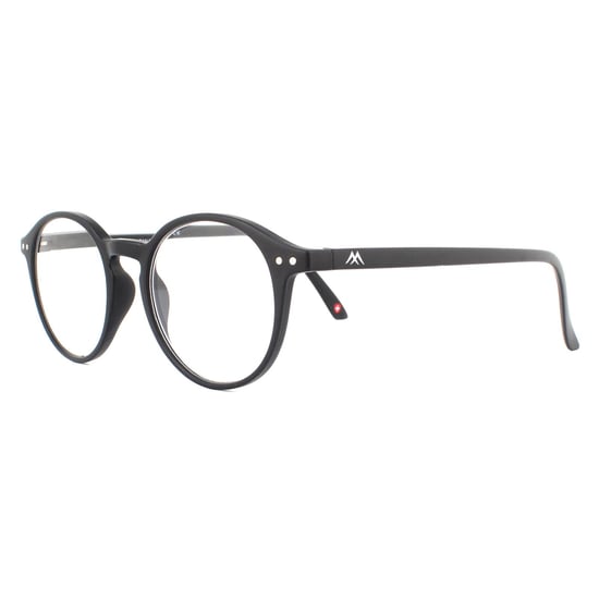 Montana Runde Matte Schwarz Unisex Frauen Brillenfassungen - Image 2