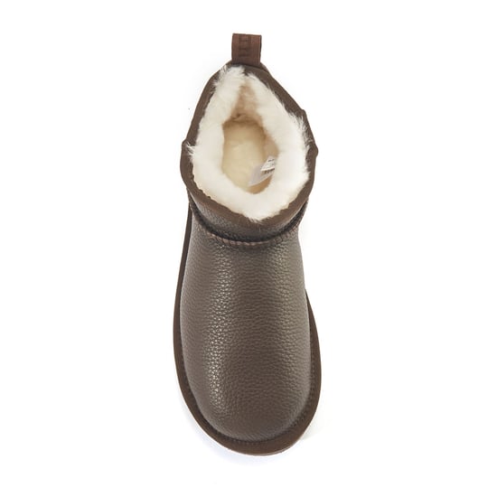 Cosy Ultra Short Leather Beva Boots