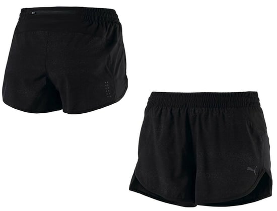 Puma NightCat Reflective Damen Schwarze Fitnessshorts - Image 1