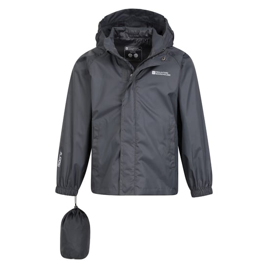 Mountain Warehouse - Veste imperméable PAKKA - Enfant (Gris) - Image 5