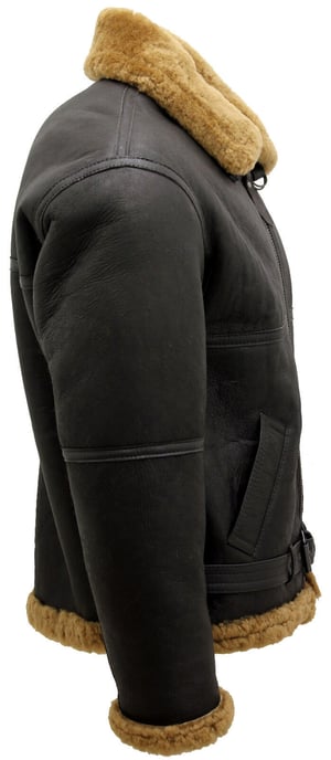 Fliegerjacke aus Schafsleder – Skyfair - Image 3
