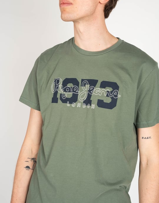Pepe Jeans T-shirt Andres Men's Green