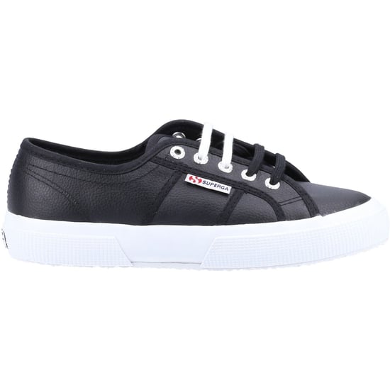 Superga 2750 Leather Herren Schwarz/Weiß Turnschuhe - Image 4