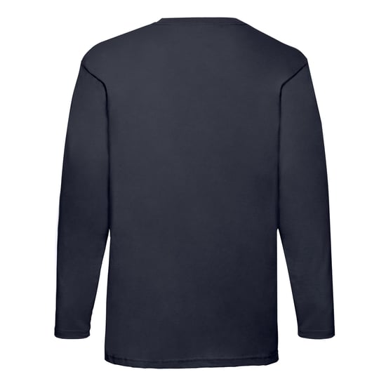 Fruit of the Loom - "Valueweight" T-Shirt für Herren/Damen Unisex Langärmlig (Marineblau) - Image 2