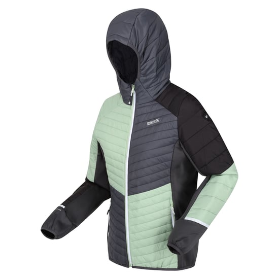 Regatta - "Trutton II" Kapuzenjacke für Damen (Ruhig Grün/Mittelgrau) - Image 3
