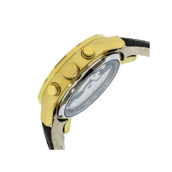 Heritor Automatic Hannibal Semi-Skeleton Leather-Band Watch