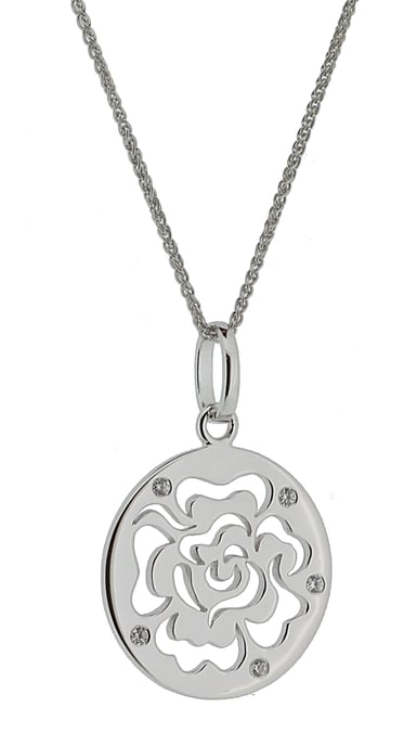 Orphelia 'Fiore' Damenkette mit Anhänger aus 925er Sterlingsilber – Silber ZH-7079 - Image 2