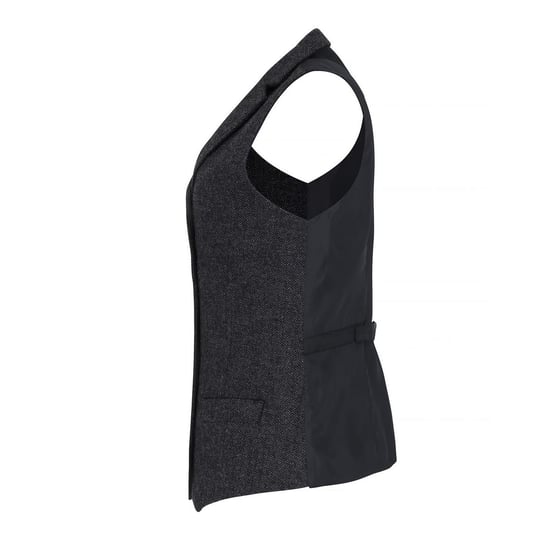 Premier Womens/Ladies Fischgrätenweste (Charcoal) - Image 3