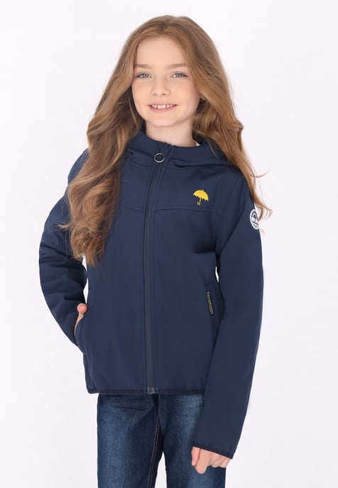 Schmuddelwedda Softshellblouson Mädchen (Kids) Marine - Image 3