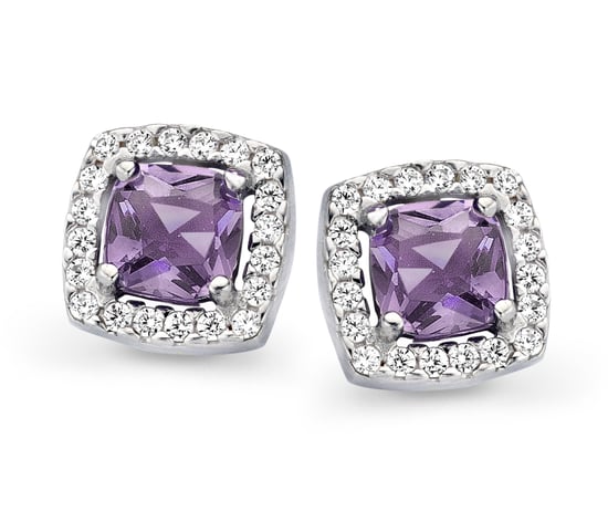 Orphelia 'Faustine' Women's 925 Sterling Silver Stud Earrings - Silver ZO-7199/LA