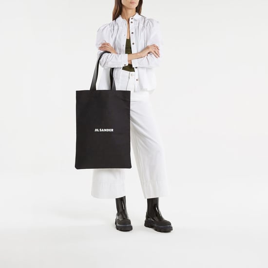 Book handbag - Jil Sander - Cotton - Black
