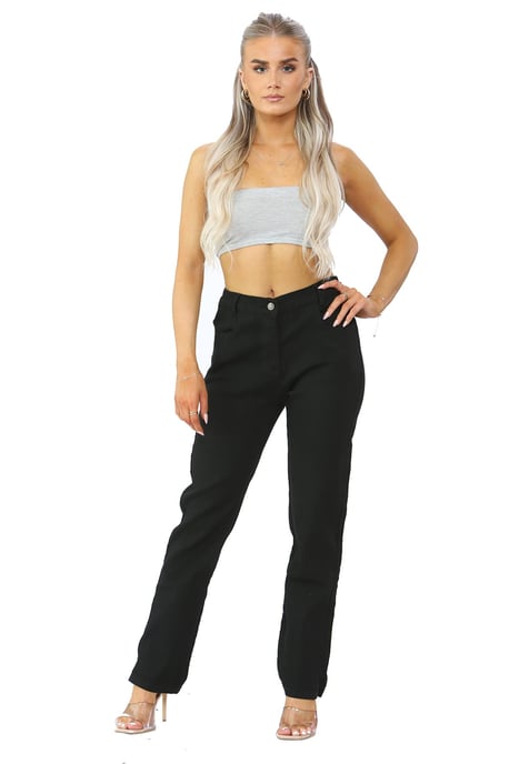 MYT Damen-Jeans mit seitlichem elastischem Bund in Schwarz - Image 5