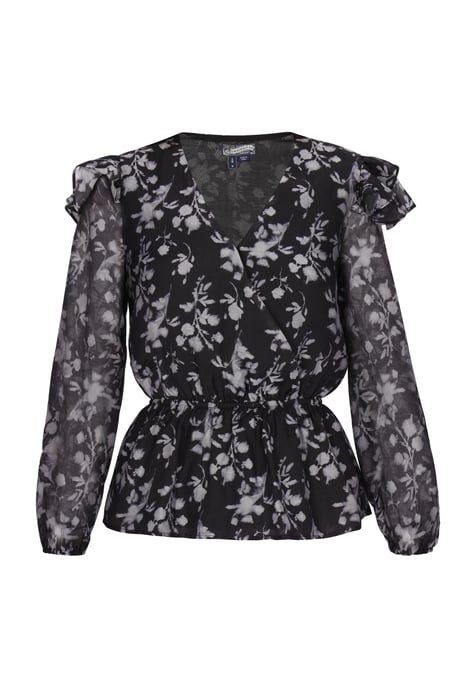 Dreimaster Bluse Damen Schwarz - Image 1