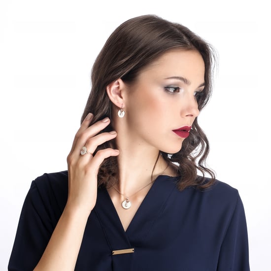 Orphelia 'Emmila' Women's 925 Sterling Silver Drop Earrings - Rose ZO-7287