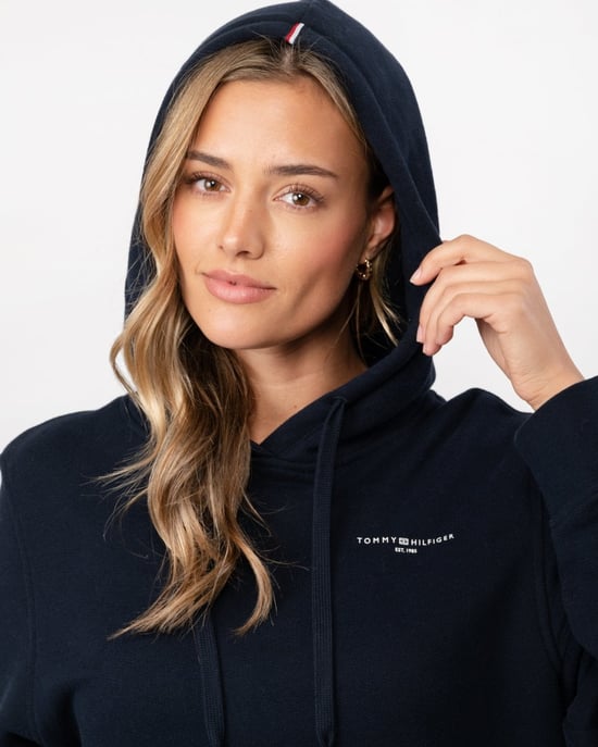 Tommy Hilfiger 1985 Relax Mini Corp Logo Damen Hoodie - Image 2