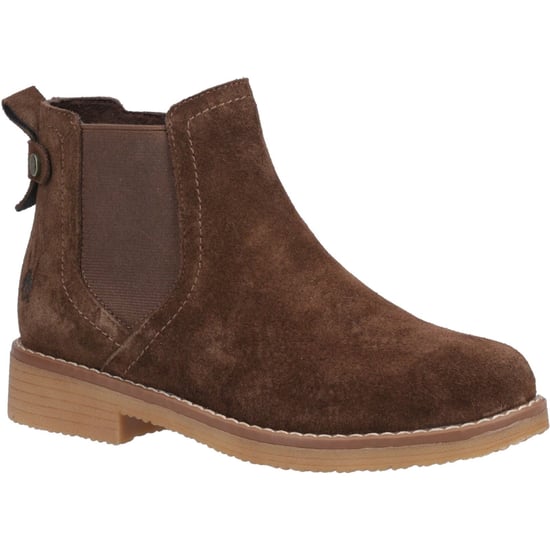 Hush Puppies Maddy Wildleder Damen Schokolade Stiefel - Image 1