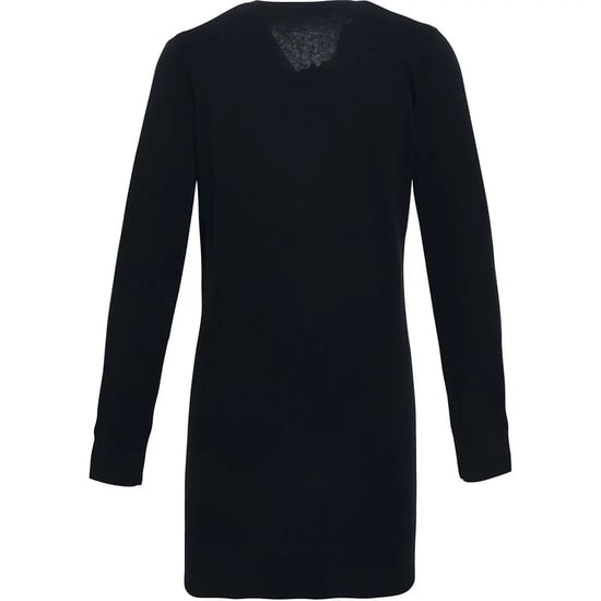 Premier Womens/Ladies Longline V Neck Cardigan (Schwarz) - Image 2
