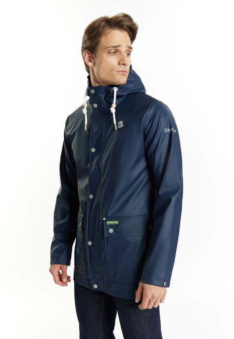 Schmuddelwedda Regenjacke Herren Marine - Image 3