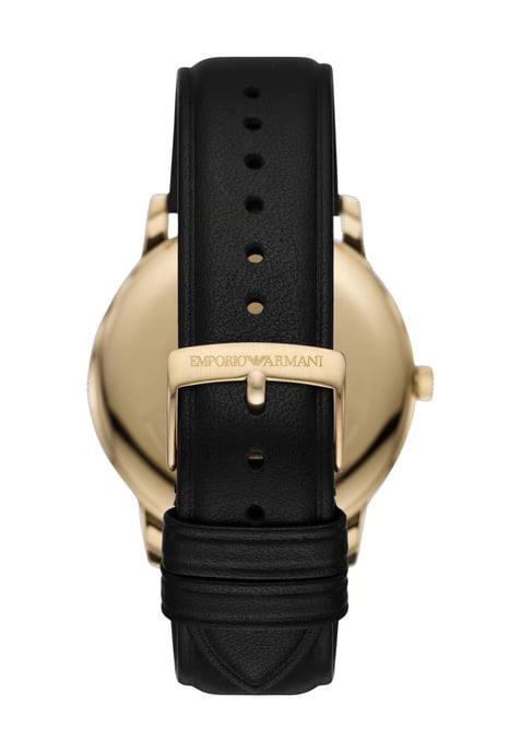 Emporio Armani Minimalist Schwarz Herren Armbanduhr AR11601 - Image 6