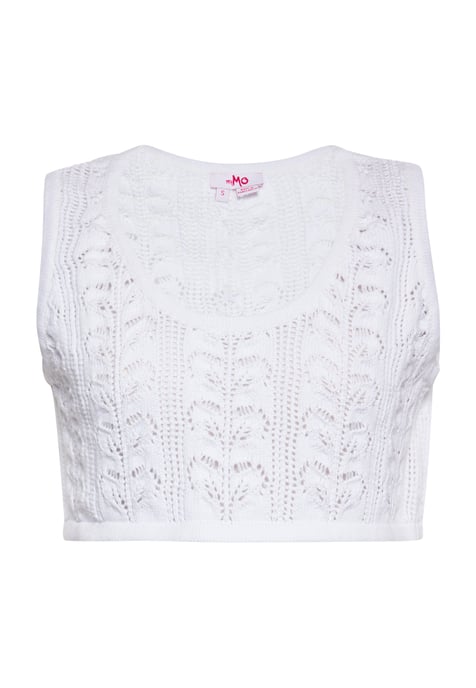 Mymo Crop-Top Damen weiss - Image 1