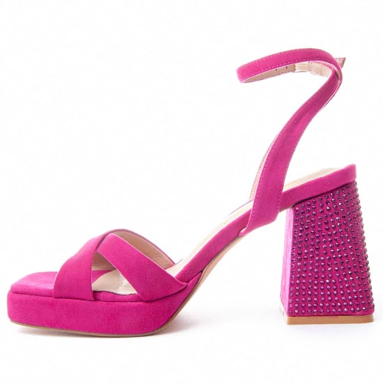 Montevita Fessel-Sandalette Festsand3 in Fuchsia - Image 5