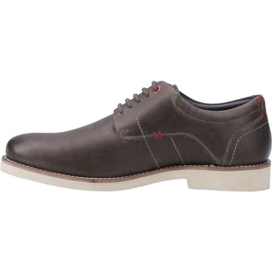 Pod Hampton Leder Herren Schnürschuhe Grau - Image 4