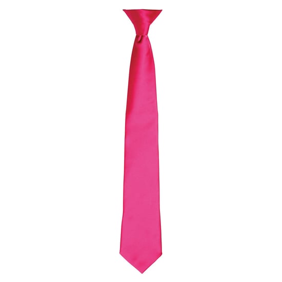 Premier - Krawatte für Herren/Damen Unisex (Leuchtend Pink) - Image 1