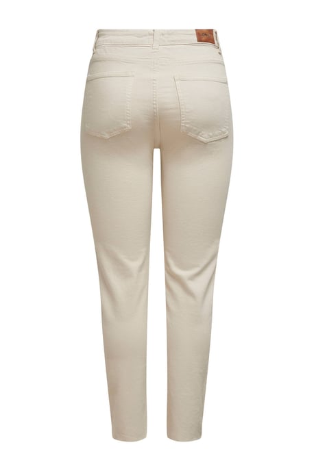 NUR gekürzte High-Waist Straight-Fit-Jeans ONLEMILY ecru - Image 2
