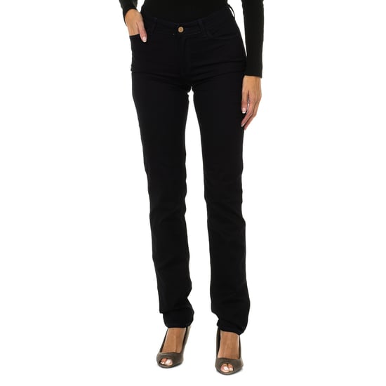 Long stretch fabric pants 6Y5J18-5DXIZ woman