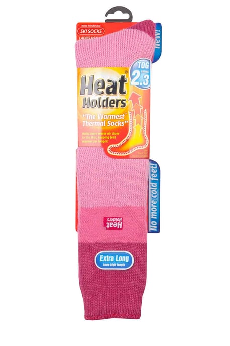 Ladies 2.3 TOG Extra Long Knee High Skiing Thermal Ski Socks - Image 2