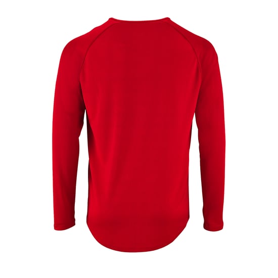 SOLS Herren Sportliches Langarm-Leistungs-T-Shirt (Rot) - Image 3