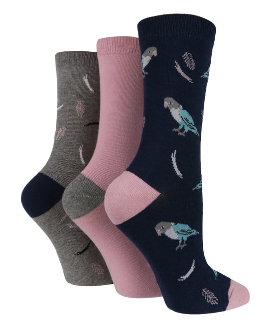 Wild Feet - 3 Pack Damen Tier Thema Spaß Neuheit Socken für Geschenk - Image 1