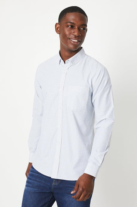 Tattersal Long Sleeve Check Shirt - Image 1