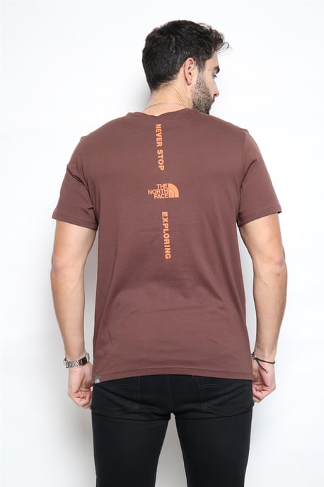 The North Face Vertikal-T-Shirt in Lila / Orange - Image 2
