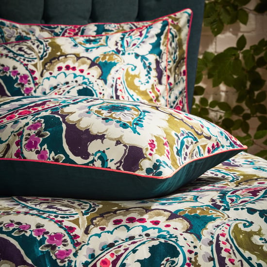 EW von Edinburgh Weavers Aretha Paisley Premium Baumwollsatin Kissenbezug-Set - Image 2