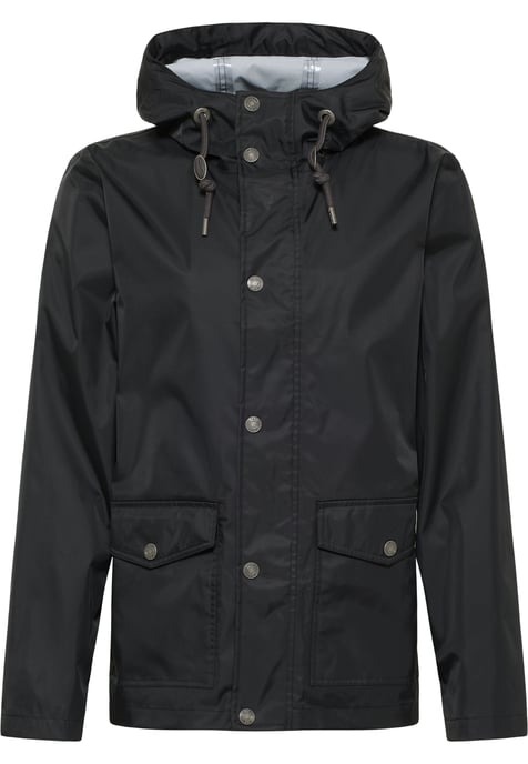 Mo Regenjacke mit Innenprint Herren Schwarz - Image 1