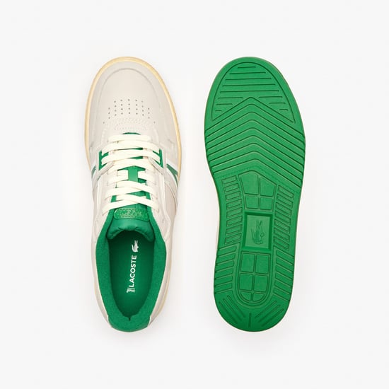 Men's Lacoste L001 Trainers in Off White