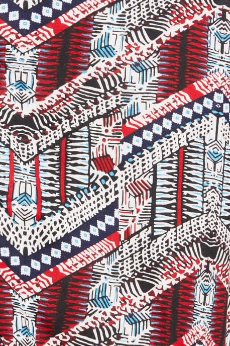 Aztec Revere Collar Printed Shirt