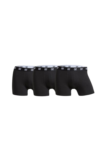 Organic Cotton 3-Pack Black Men's Trunk