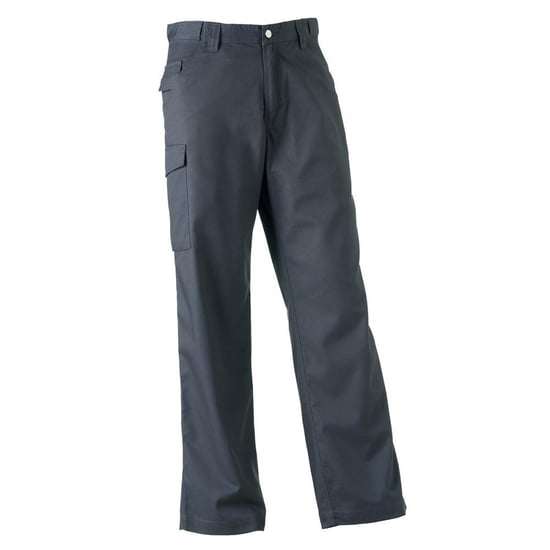 Russell Workwear Polycotton Twill Hose für Männer, Standard Beinlänge (Grau) - Image 2