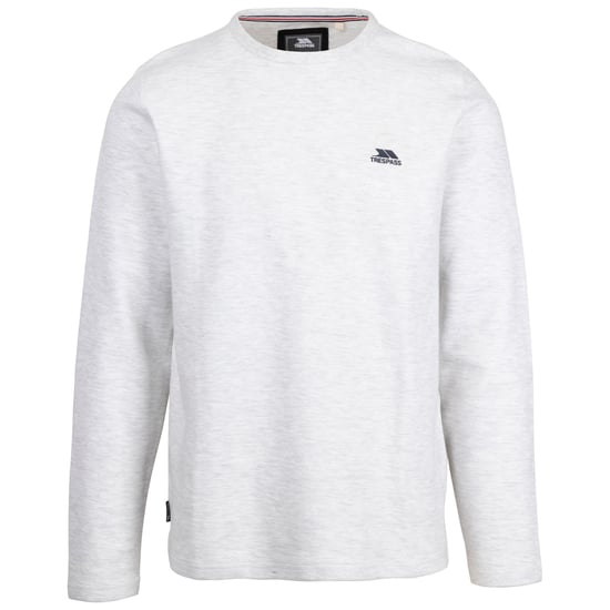 Trespass Mens Calverley Sweatshirt (Off White Marl)