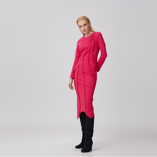 Kleid mit asymmetrischen Strukturlinien - Image 2