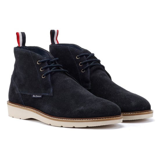 Ben Sherman Hampton Blaue Herren-Wildlederstiefel - Image 1